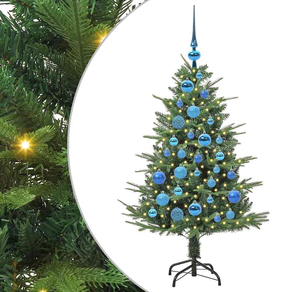 Albero di Natale artificiale preilluminato con set di palline 3395333