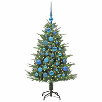 Albero di Natale artificiale preilluminato con set di palline 3395333