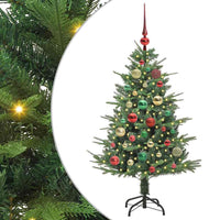 Albero di Natale artificiale preilluminato con set di palline 3395334