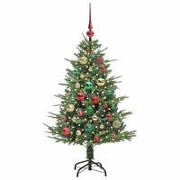 Albero di Natale artificiale preilluminato con set di palline 3395334