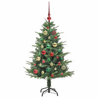 Albero di Natale artificiale preilluminato con set di palline 3395334