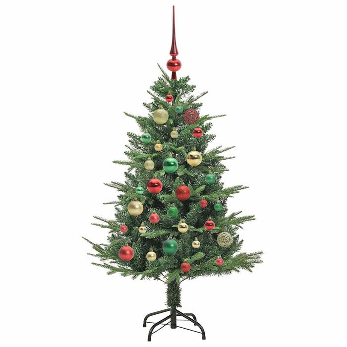 Albero di Natale artificiale preilluminato con set di palline 3395334