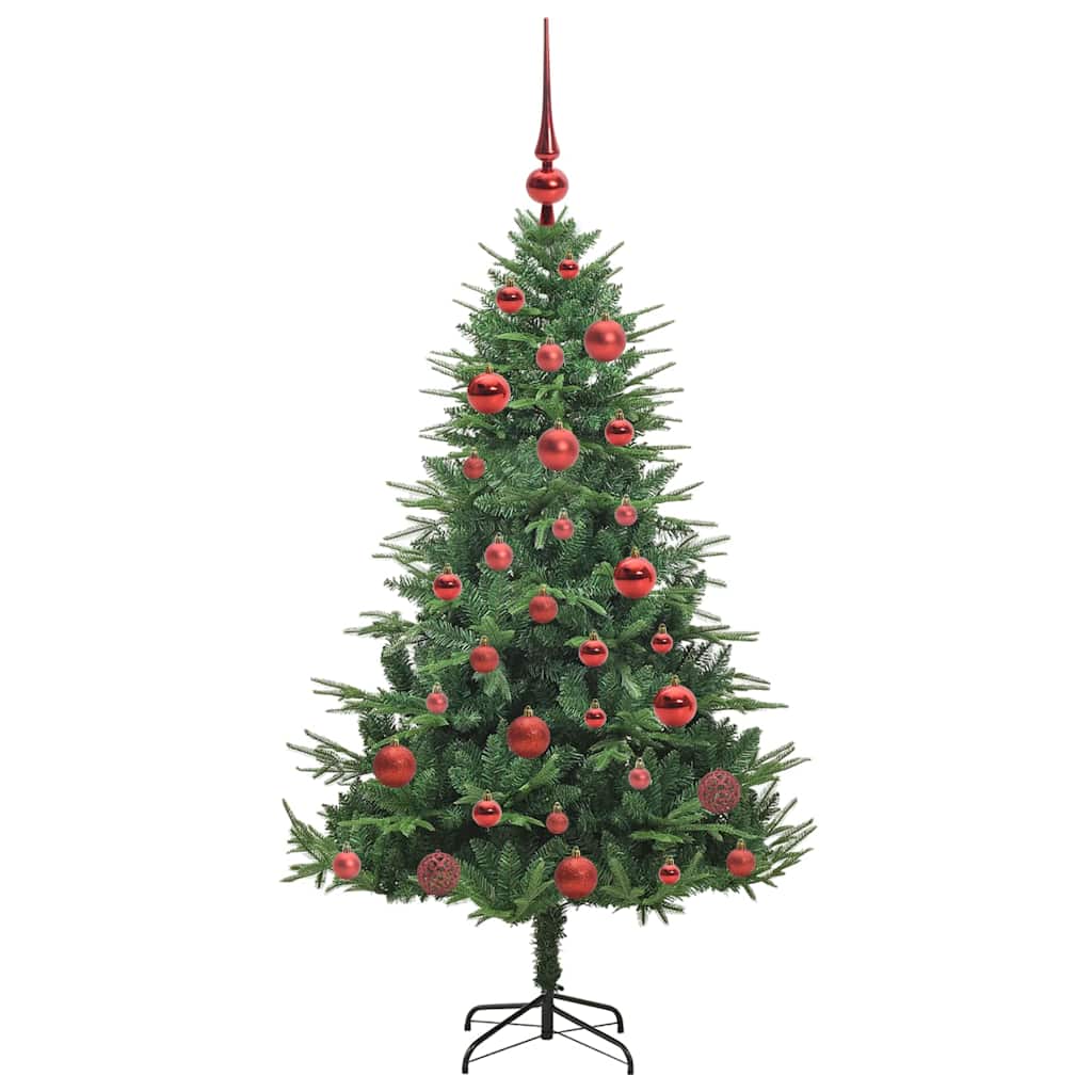 Albero di Natale artificiale preilluminato con set di palline 3395335