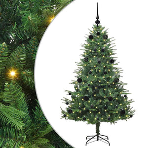 Albero di Natale artificiale preilluminato con set di palline 3395336