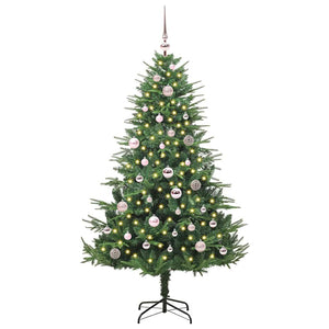 Albero di Natale artificiale preilluminato con set di palline 3395337