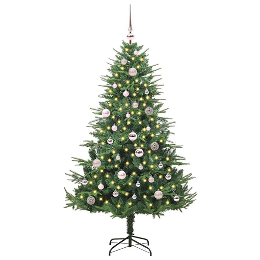 Albero di Natale artificiale preilluminato con set di palline 3395337