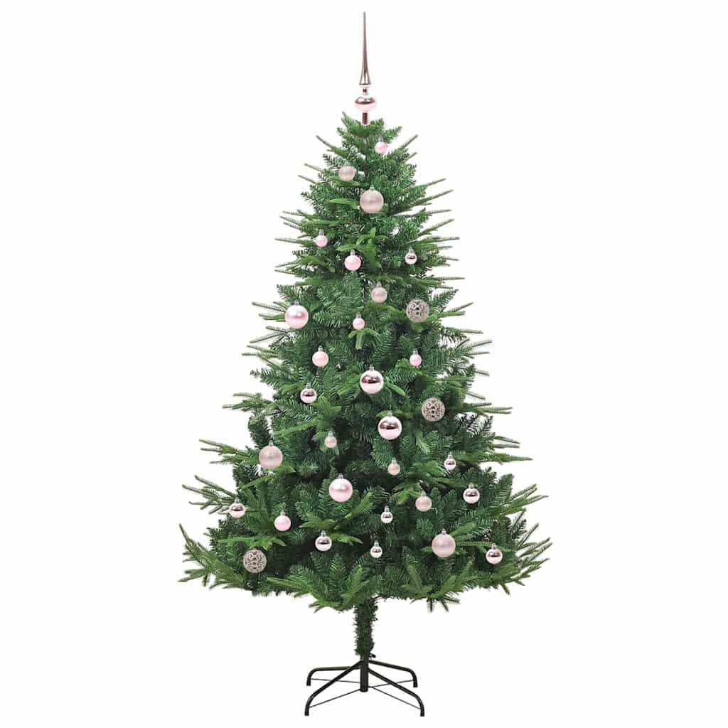 Albero di Natale artificiale preilluminato con set di palline 3395337