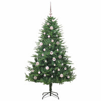 Albero di Natale artificiale preilluminato con set di palline 3395337