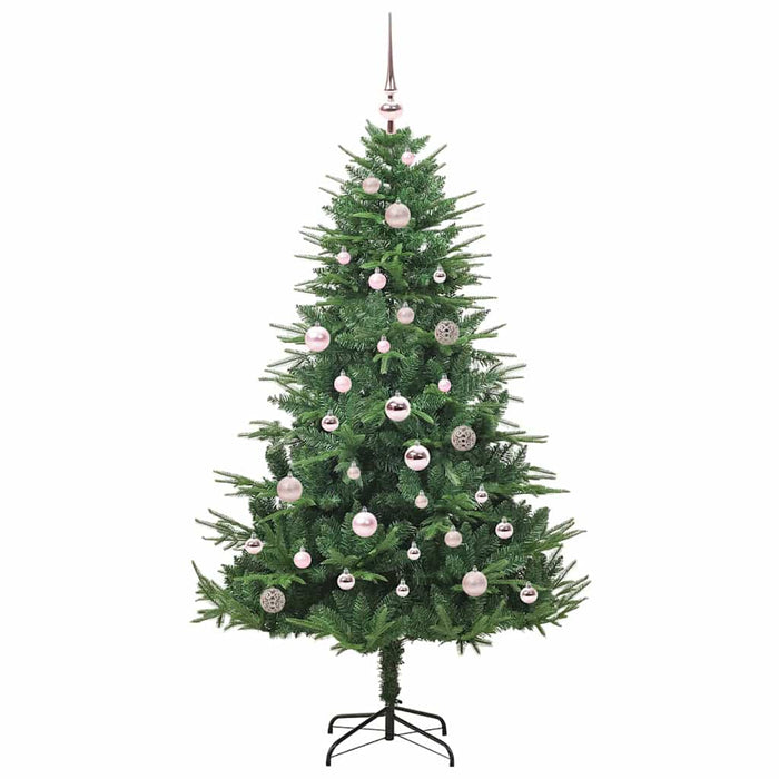 Albero di Natale artificiale preilluminato con set di palline 3395337