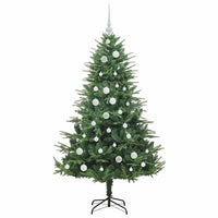 Albero di Natale artificiale preilluminato con set di palline 3395338