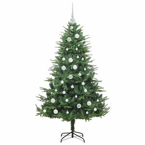 Albero di Natale artificiale preilluminato con set di palline 3395338