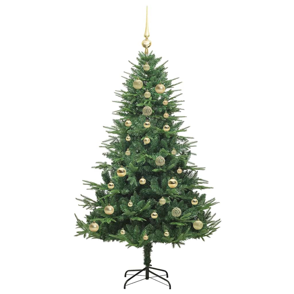 Albero di Natale artificiale preilluminato con set di palline 3395339