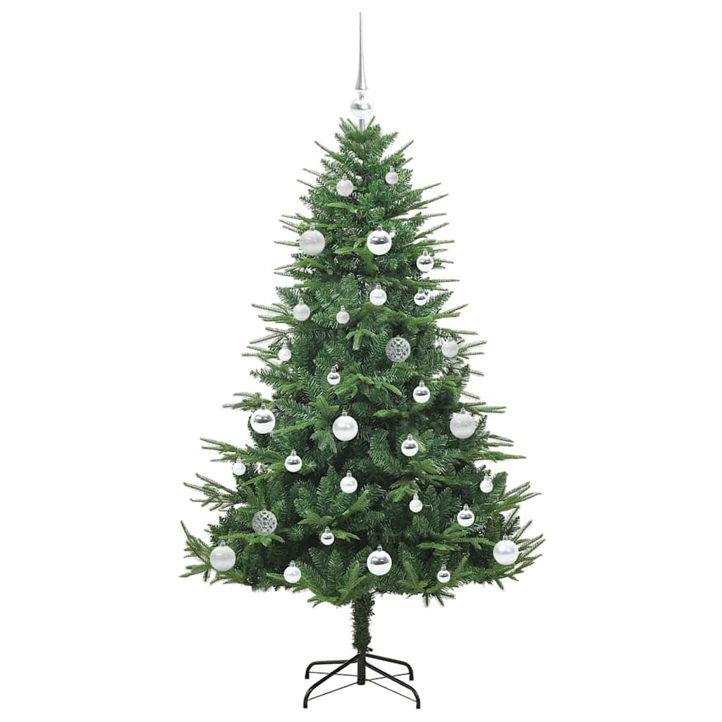 Albero di Natale artificiale preilluminato con set di palline 3395340