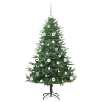 Albero di Natale artificiale preilluminato con set di palline 3395340