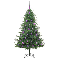 Albero di Natale artificiale preilluminato con set di palline 3395341