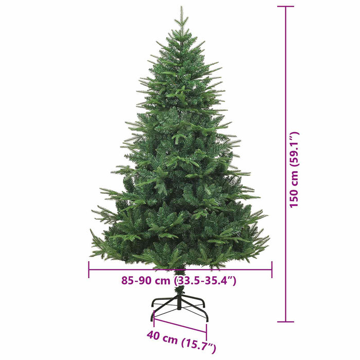 Albero di Natale artificiale preilluminato con set di palline 3395342