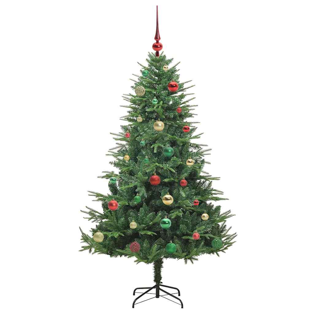 Albero di Natale artificiale preilluminato con set di palline 3395343