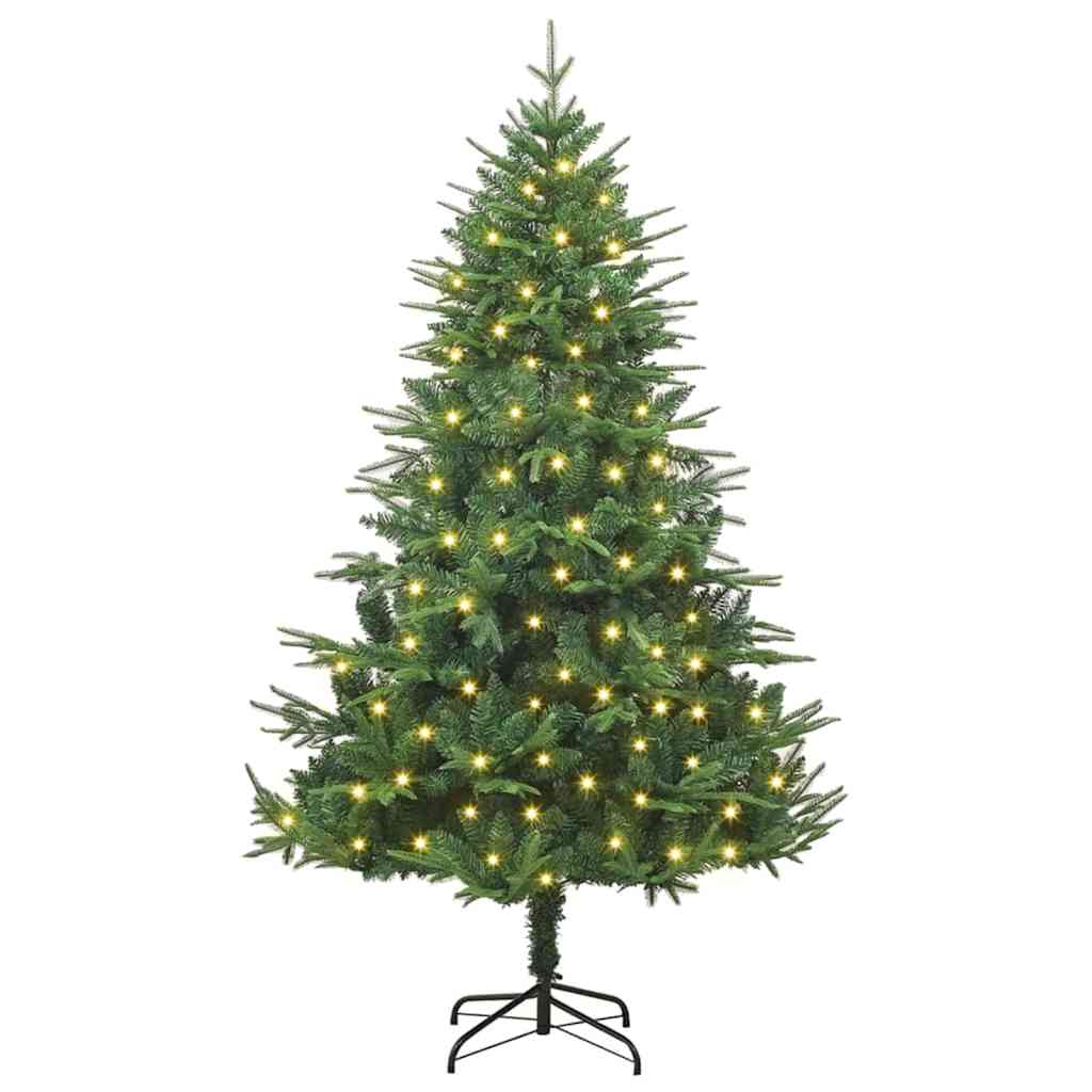 Albero di Natale artificiale con luci integrate Verde 180 cm 3395344