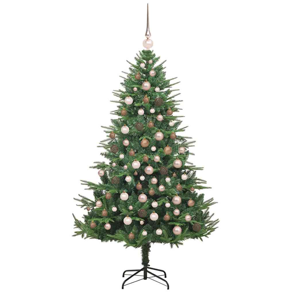 Albero di Natale artificiale preilluminato con set di palline 3395346