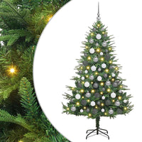 Albero di Natale artificiale preilluminato con set di palline 3395347