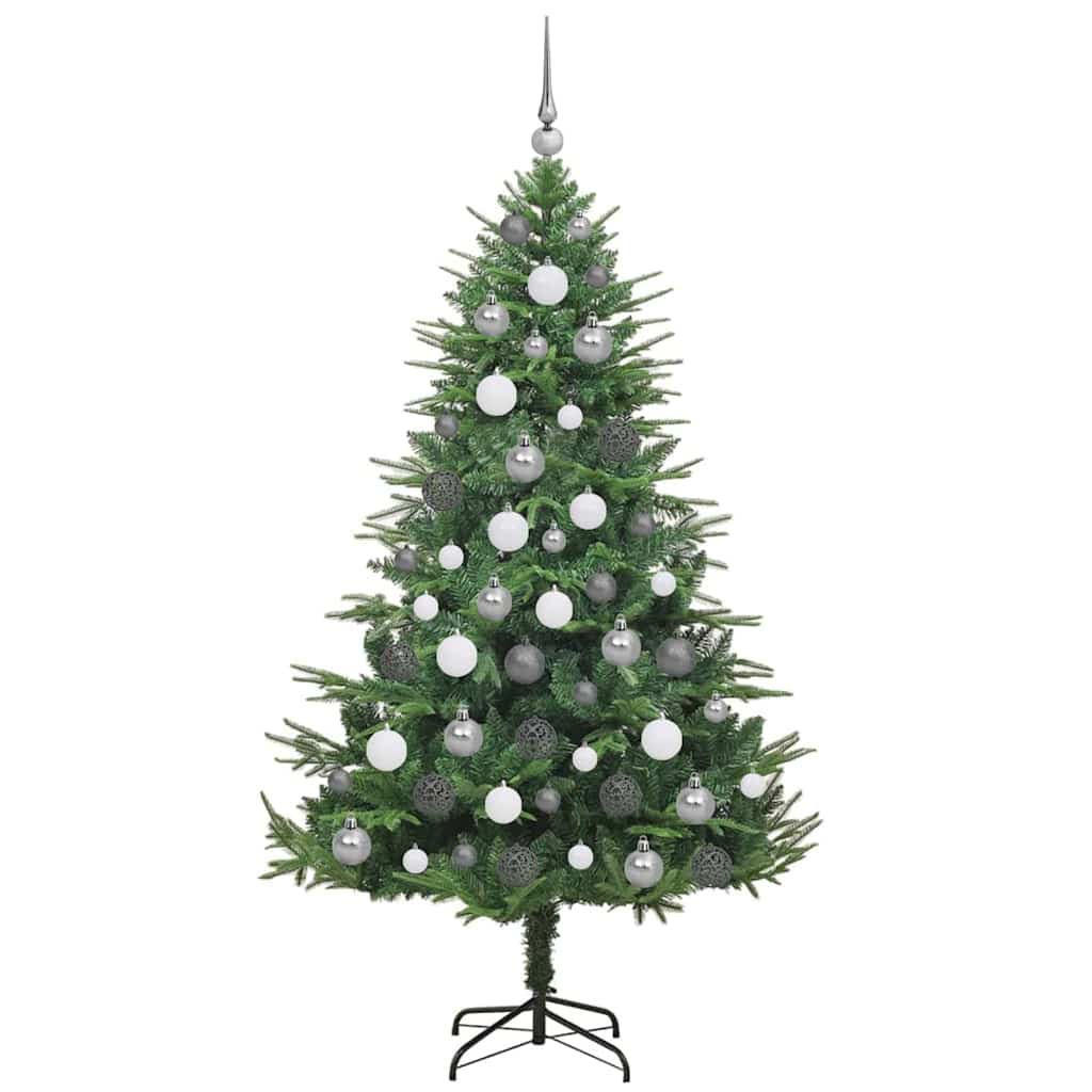 Albero di Natale artificiale preilluminato con set di palline 3395347