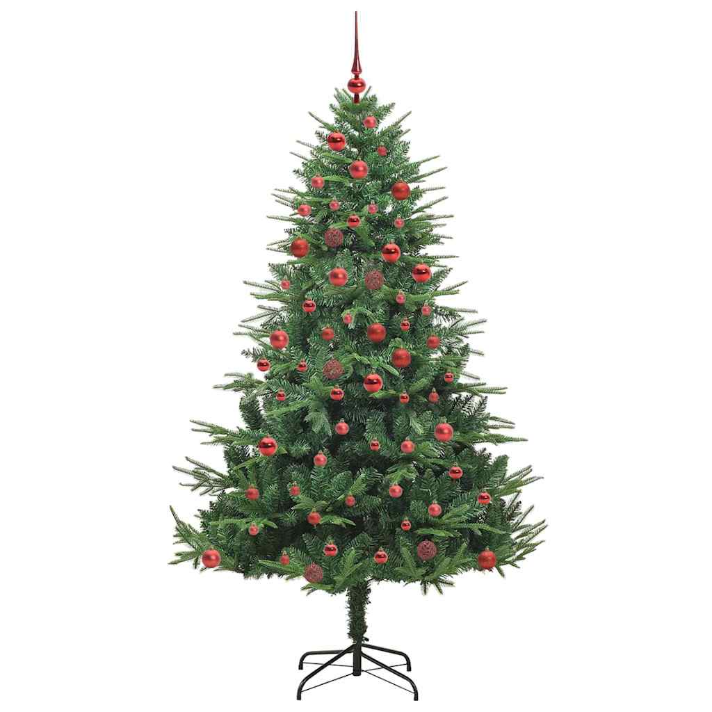 Albero di Natale artificiale preilluminato con set di palline 3395348