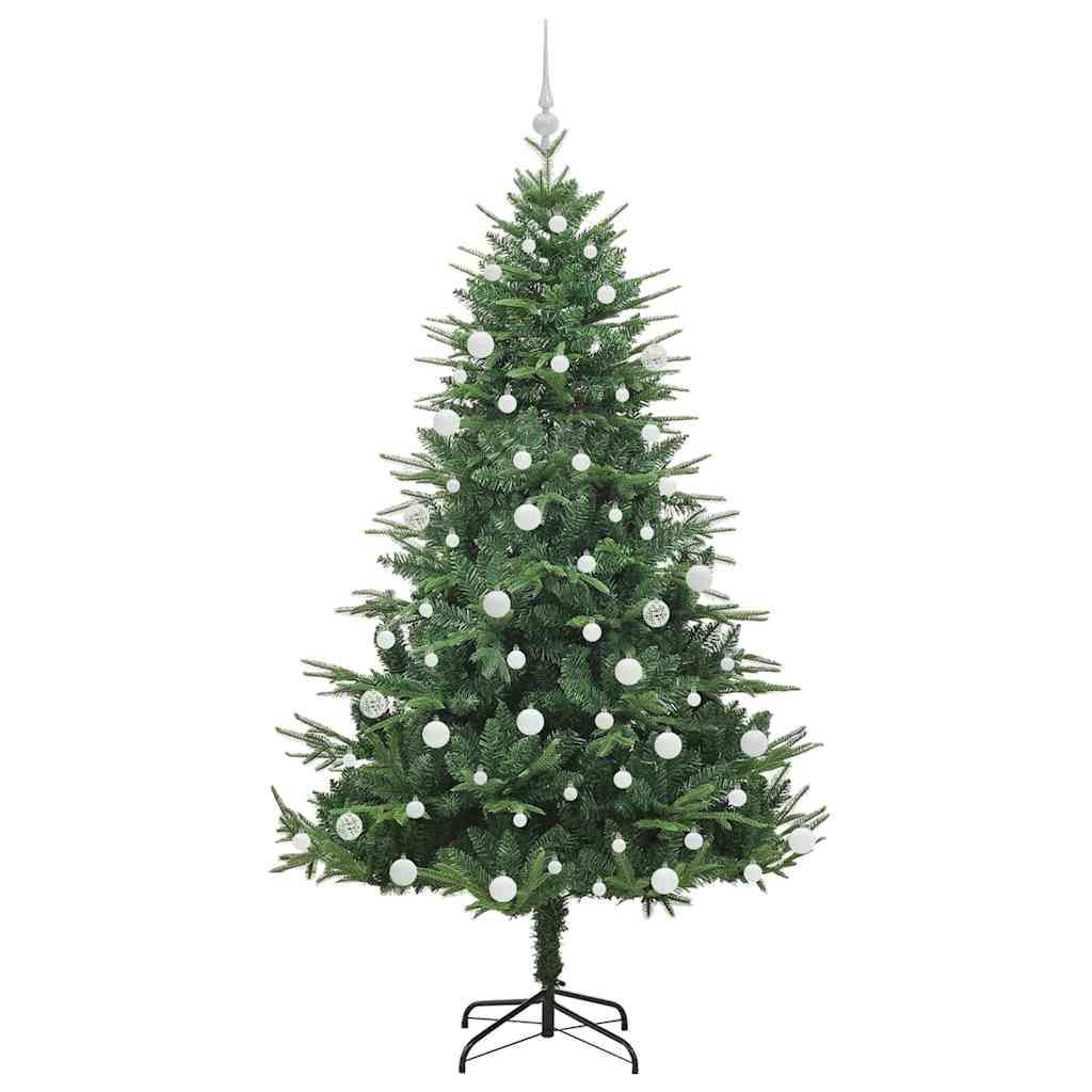 Albero di Natale artificiale preilluminato con set di palline 3395351