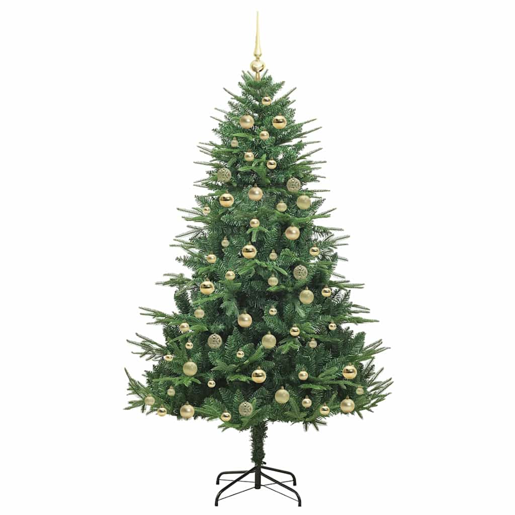 Albero di Natale artificiale preilluminato con set di palline 3395352