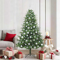 Albero di Natale artificiale preilluminato con set di palline 3395353