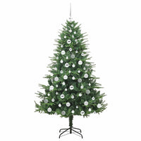Albero di Natale artificiale preilluminato con set di palline 3395353