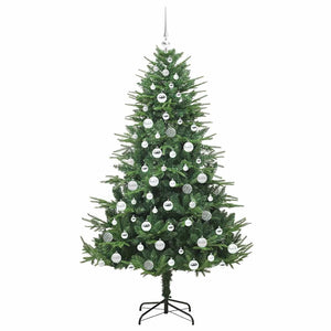 Albero di Natale artificiale preilluminato con set di palline 3395353
