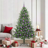 Albero di Natale artificiale preilluminato con set di palline 3395354
