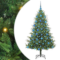 Albero di Natale artificiale preilluminato con set di palline 3395355