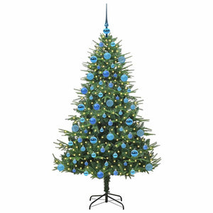 Albero di Natale artificiale preilluminato con set di palline 3395355