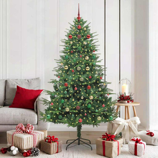 Albero di Natale artificiale preilluminato con set di palline 3395356
