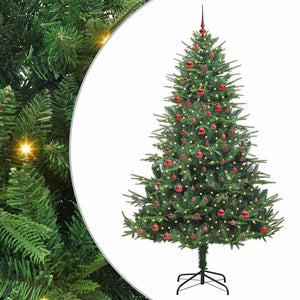 Albero di Natale artificiale preilluminato con set di palline 3395357