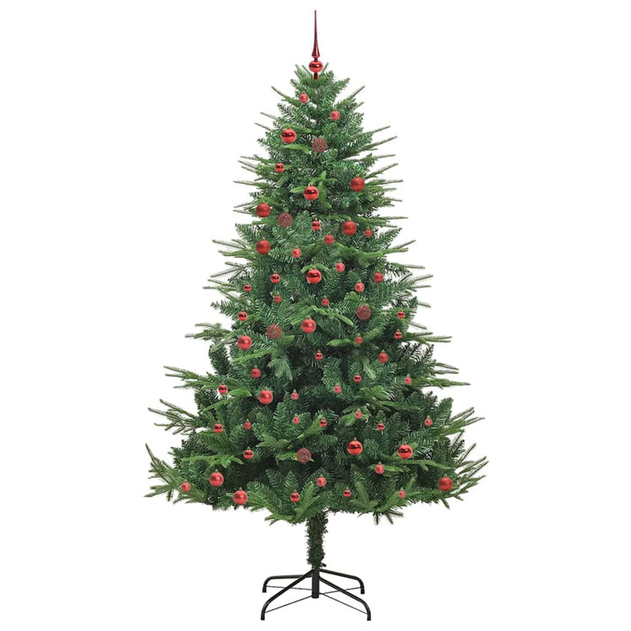 Albero di Natale artificiale preilluminato con set di palline 3395357