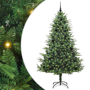 Albero di Natale artificiale preilluminato con set di palline 3395358