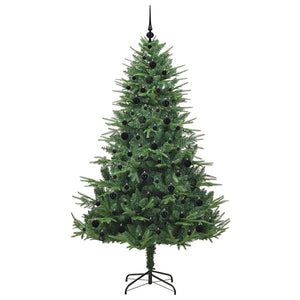 Albero di Natale artificiale preilluminato con set di palline 3395358