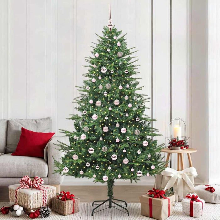 Albero di Natale artificiale preilluminato con set di palline 3395359