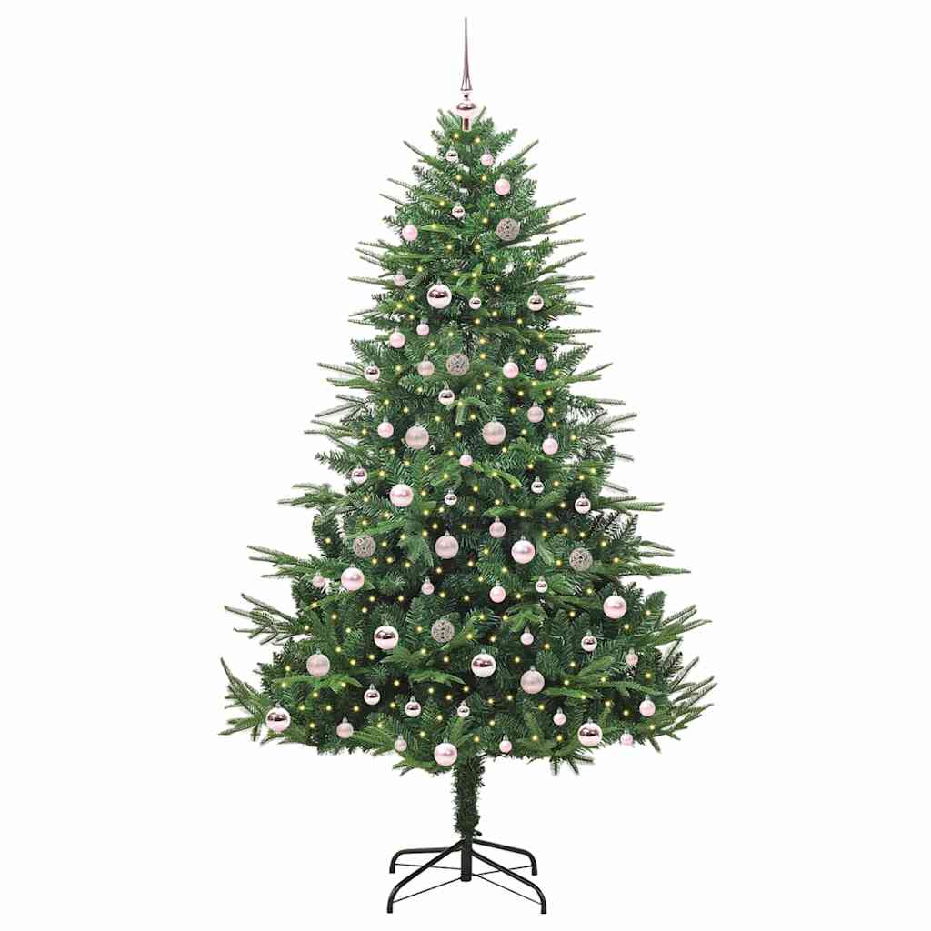 Albero di Natale artificiale preilluminato con set di palline 3395359