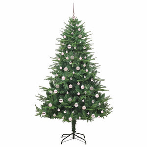 Albero di Natale artificiale preilluminato con set di palline 3395359