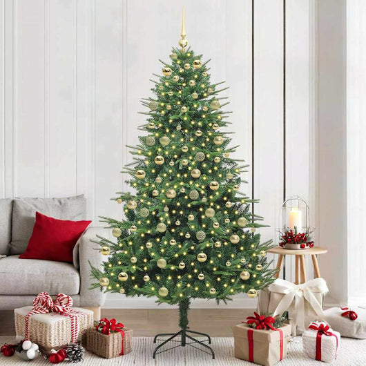 Albero di Natale artificiale preilluminato con set di palline 3395361