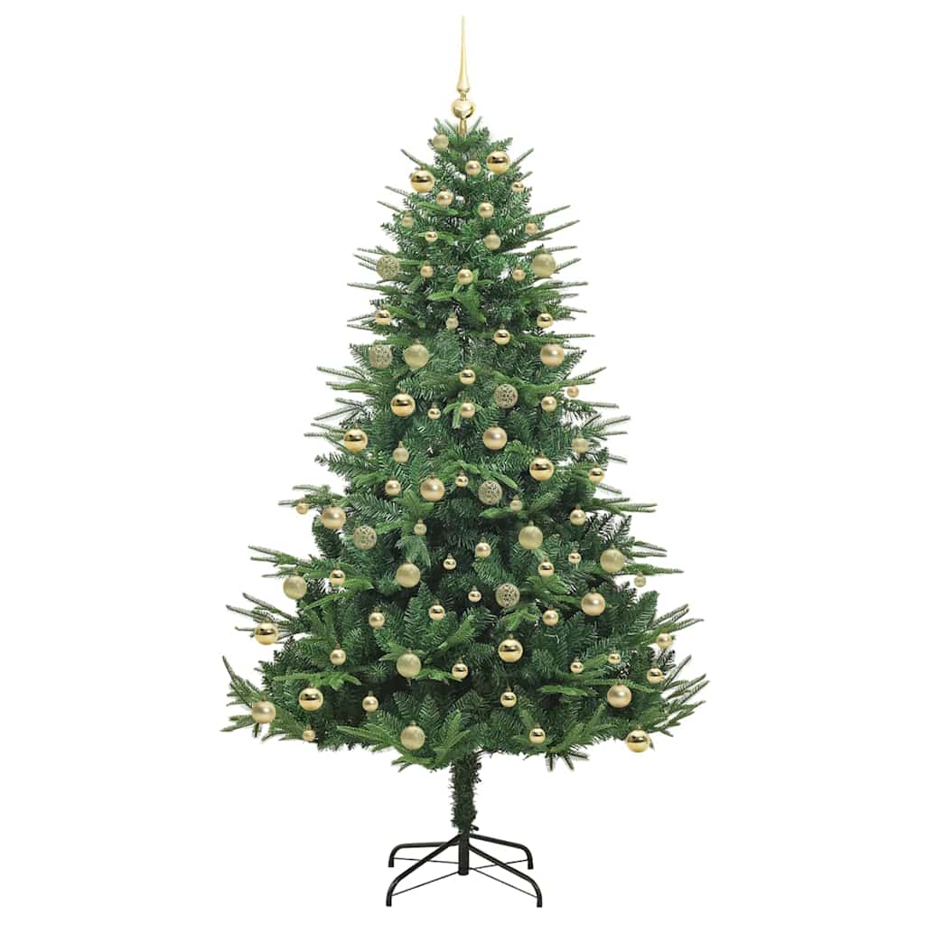 Albero di Natale artificiale preilluminato con set di palline 3395361
