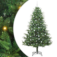 Albero di Natale artificiale preilluminato con set di palline 3395362