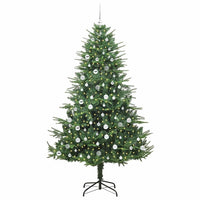 Albero di Natale artificiale preilluminato con set di palline 3395362