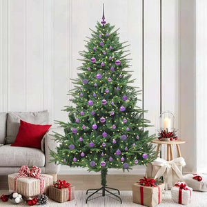 Albero di Natale artificiale preilluminato con set di palline 3395363