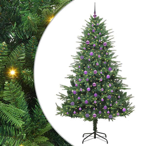 Albero di Natale artificiale preilluminato con set di palline 3395363