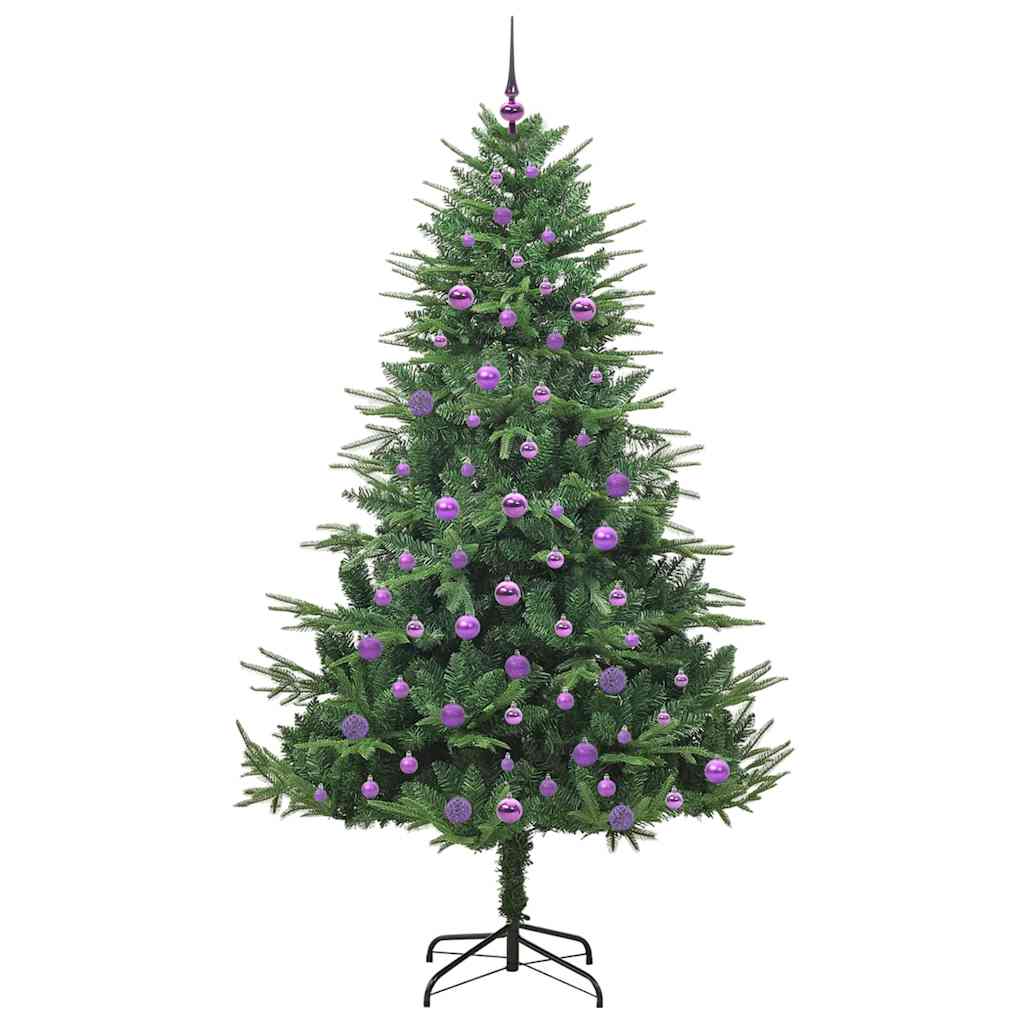 Albero di Natale artificiale preilluminato con set di palline 3395363