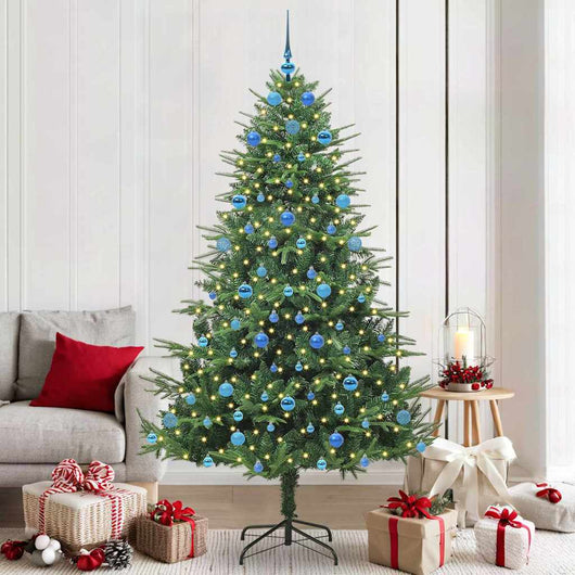 Albero di Natale artificiale preilluminato con set di palline 3395364
